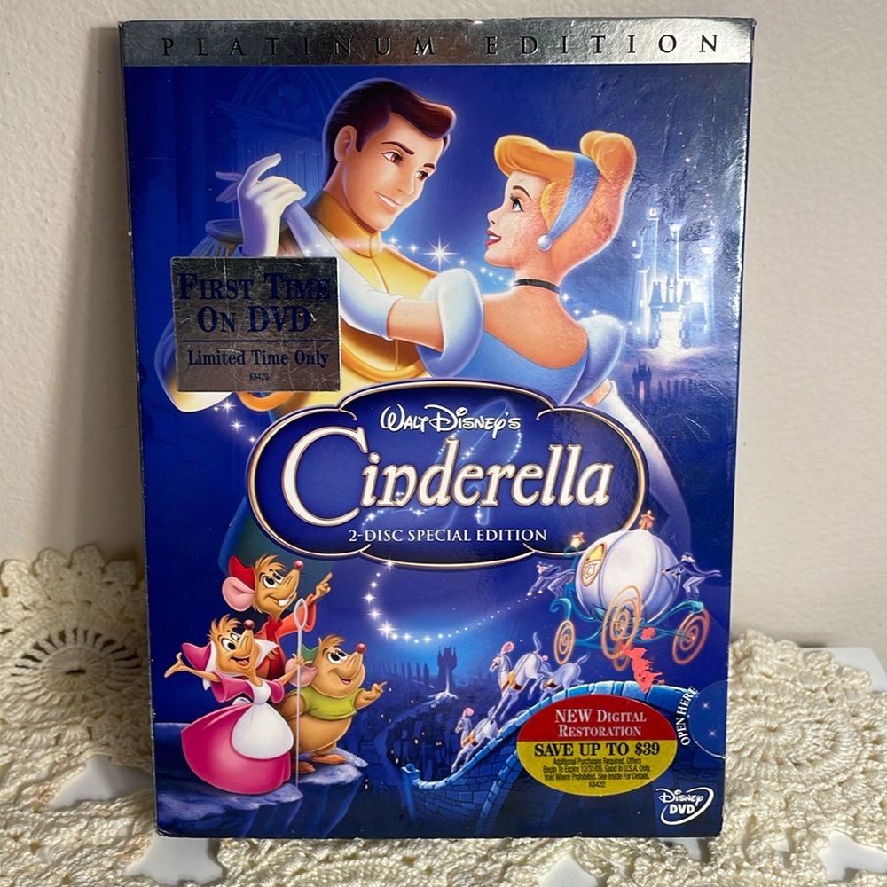 Disney’s Cinderella DVD 2 Disc special edition New